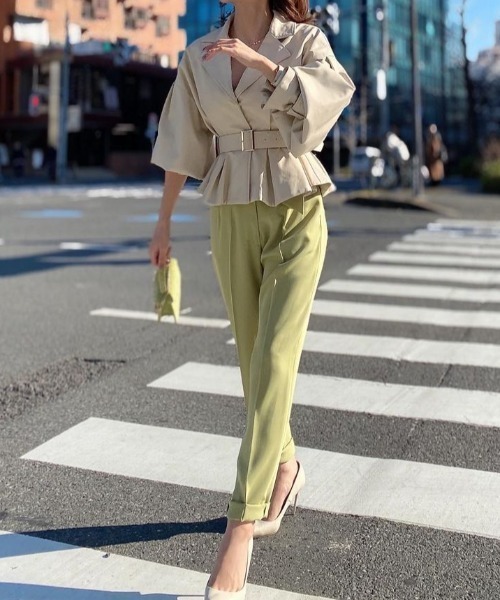 eimy istoire（エイミーイストワール）の「hybrid leather tulle