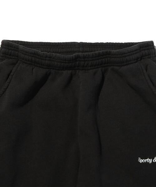 SPORTY&RICH（スポーティアンドリッチ）の「＜SPORTY&RICH＞ CLASSIC LOGO SWT PT/スウェットパンツ（スウェットパンツ・メンズ・ブラック・SMALL/MEDIUM）」の3枚目の写真