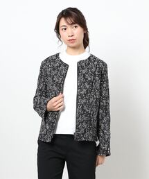 HAVE A NICE TRIP / ストレッチジャカードノーカラーＺＩＰジャケット