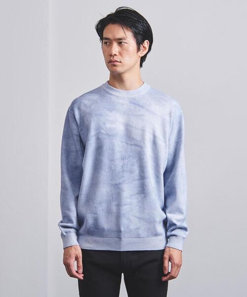 UNITED ARROWS(ユナイテッドアローズ)の「<UNITED ARROWS> オーバーダイ クルーネック(ニット/セーター・メンズ・ライトブルー/イエロー・SMALL/MEDIUM/LARGE/X-LARGE)」の8枚目の写真