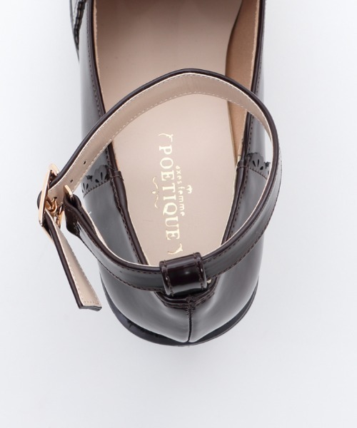 axes femme POETIQUE（アクシーズファムポエティック）の「パールローファーパンプス（パンプス・レディース・ブラウン/ブラック・MEDIUM/LARGE）」の6枚目の写真