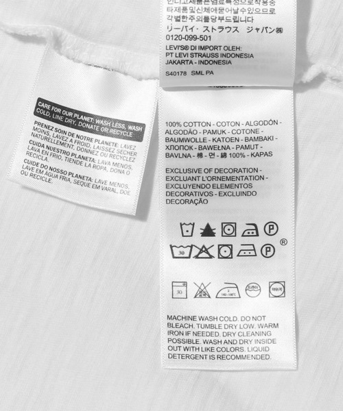 Levi's（リーバイス）の「GOOD TIMES VNK TEE CLOUD DANCER（Tシャツ/カットソー・レディース・マルチ・S/M/L/XS）」の7枚目の写真