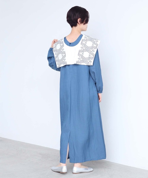 nitca（ニトカ）の「トライバルヘキサゴン刺繍つけ襟（付け襟・レディース・ホワイト/ブラック/その他/ライトグレー・FREE）」の13枚目の写真