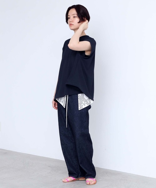 nitca（ニトカ）の「トライバルヘキサゴン刺繍つけ襟（付け襟・レディース・ホワイト/ブラック/その他/ライトグレー・FREE）」の14枚目の写真