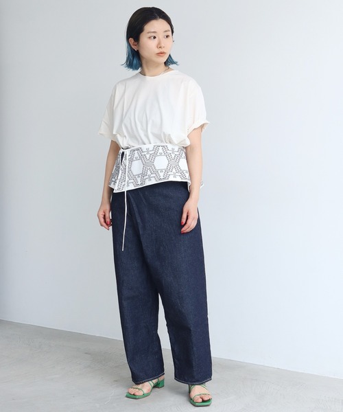 nitca（ニトカ）の「トライバルヘキサゴン刺繍つけ襟（付け襟・レディース・ホワイト/ブラック/その他/ライトグレー・FREE）」の21枚目の写真