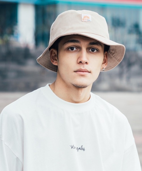 Ressaca（レサーカ）の「ツイル ポリブロード ワッペンバケットハット BUCKET HAT（ハット・メンズ・ブラック/ベージュ/パープル/ブルー系その他2/グリーン系その他/ブルー系その他/チャコール/モカ/ブラック系その他/ベージュ系その他/イエロー/オレンジ/インディゴブルー/ネイビー/ブラウン/カーキ・S/M/L/XL）」の7枚目の写真