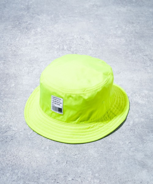 Ressaca（レサーカ）の「ツイル ポリブロード ワッペンバケットハット BUCKET HAT（ハット・メンズ・ブラック/ベージュ/パープル/ブルー系その他2/グリーン系その他/ブルー系その他/チャコール/モカ/ブラック系その他/ベージュ系その他/イエロー/オレンジ/インディゴブルー/ネイビー/ブラウン/カーキ・S/M/L/XL）」の18枚目の写真