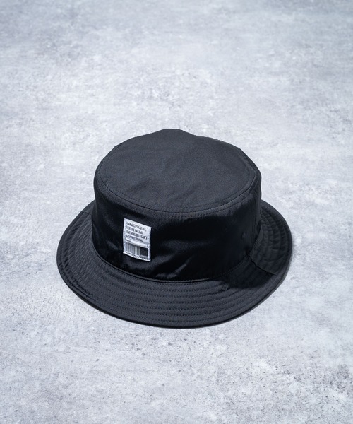Ressaca（レサーカ）の「ツイル ポリブロード ワッペンバケットハット BUCKET HAT（ハット・メンズ・ブラック/ベージュ/パープル/ブルー系その他2/グリーン系その他/ブルー系その他/チャコール/モカ/ブラック系その他/ベージュ系その他/イエロー/オレンジ/インディゴブルー/ネイビー/ブラウン/カーキ・S/M/L/XL）」の17枚目の写真
