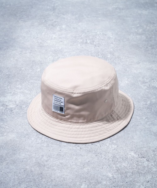 Ressaca（レサーカ）の「ツイル ポリブロード ワッペンバケットハット BUCKET HAT（ハット・メンズ・ブラック/ベージュ/パープル/ブルー系その他2/グリーン系その他/ブルー系その他/チャコール/モカ/ブラック系その他/ベージュ系その他/イエロー/オレンジ/インディゴブルー/ネイビー/ブラウン/カーキ・S/M/L/XL）」の20枚目の写真