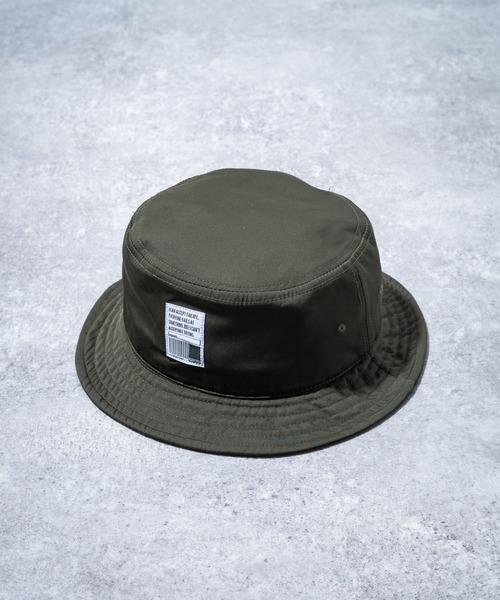 Ressaca（レサーカ）の「ツイル ポリブロード ワッペンバケットハット BUCKET HAT（ハット・メンズ・ブラック/ベージュ/パープル/ブルー系その他2/グリーン系その他/ブルー系その他/チャコール/モカ/ブラック系その他/ベージュ系その他/イエロー/オレンジ/インディゴブルー/ネイビー/ブラウン/カーキ・S/M/L/XL）」の21枚目の写真