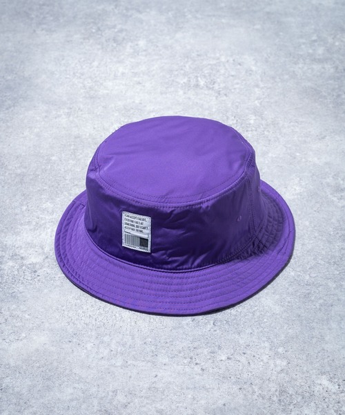 Ressaca（レサーカ）の「ツイル ポリブロード ワッペンバケットハット BUCKET HAT（ハット・メンズ・ブラック/ベージュ/パープル/ブルー系その他2/グリーン系その他/ブルー系その他/チャコール/モカ/ブラック系その他/ベージュ系その他/イエロー/オレンジ/インディゴブルー/ネイビー/ブラウン/カーキ・S/M/L/XL）」の22枚目の写真