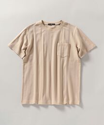 SHIPS | SHIPS: リンクス ジャガード ストライプ柄 Tシャツ(Tシャツ/カットソー)