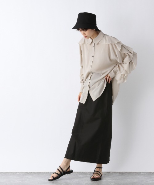 JEANASIS（ジーナシス）の「フトヒモフラットサンダル/947532（サンダル・レディース・ブラック/コーラル・L/M）」の4枚目の写真