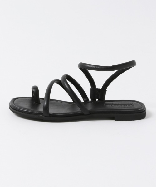 JEANASIS（ジーナシス）の「フトヒモフラットサンダル/947532（サンダル・レディース・ブラック/コーラル・L/M）」の11枚目の写真