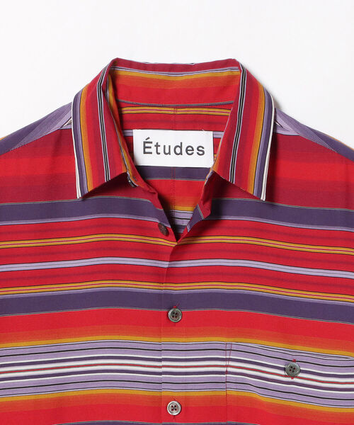 ETUDES（エチュード）の「◎Etudes / マルチストライプシャツ（シャツ/ブラウス・メンズ・レッド系その他6・44）」の2枚目の写真