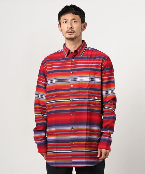 ETUDES（エチュード）の「◎Etudes / マルチストライプシャツ（シャツ/ブラウス・メンズ・レッド系その他6・44）」の8枚目の写真