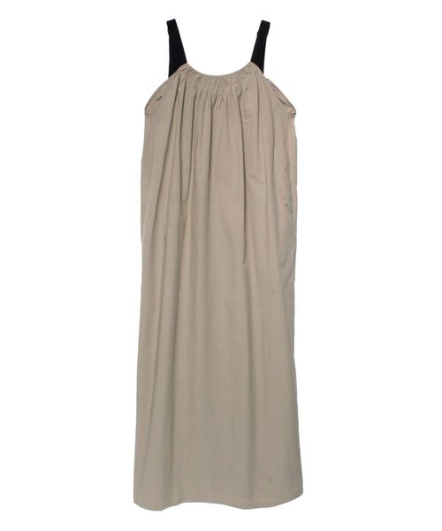 LAGUNAMOON（ラグナムーン）の「ネックホルダードレープワンピース（ワンピース・レディース・アイボリー/ブルー/カーキ・SMALL/MEDIUM）」の21枚目の写真