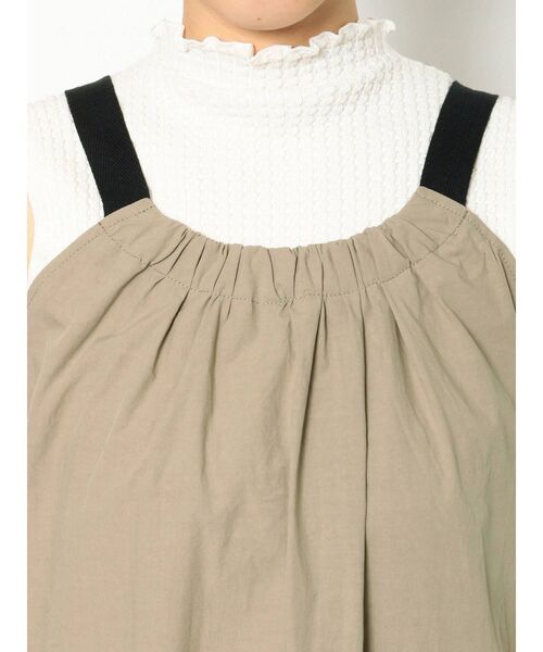 LAGUNAMOON（ラグナムーン）の「ネックホルダードレープワンピース（ワンピース・レディース・アイボリー/ブルー/カーキ・SMALL/MEDIUM）」の9枚目の写真