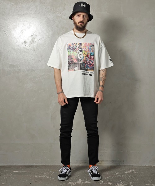 BRANDALISED（ブランダライズド）の「GA×BRANDALISED BOY-ART TEE（Tシャツ/カットソー・メンズ・ブラック/ホワイト・L/M）」の12枚目の写真