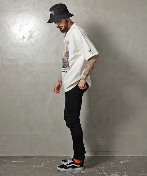 BRANDALISED（ブランダライズド）の「GA×BRANDALISED BOY-ART TEE（Tシャツ/カットソー・メンズ・ブラック/ホワイト・L/M）」の4枚目の写真