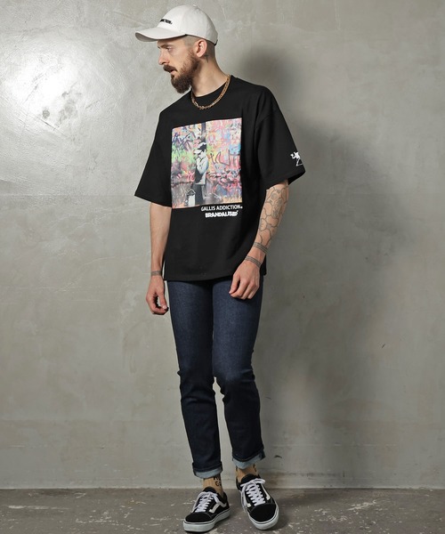 BRANDALISED（ブランダライズド）の「GA×BRANDALISED BOY-ART TEE（Tシャツ/カットソー・メンズ・ブラック/ホワイト・L/M）」の6枚目の写真