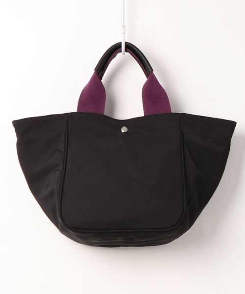 cache cache(カシュ カシュ)の「カシュカシュ cachecache / 多ポケットパイピングトートバッグS(トートバッグ・レディース・ネイビー/グレー/ブラック/ベージュ/レオパード/ゼブラ・FREE)」の2枚目の写真