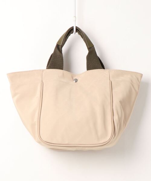 cache cache(カシュ カシュ)の「カシュカシュ cachecache / 多ポケットパイピングトートバッグS(トートバッグ・レディース・ネイビー/グレー/ブラック/ベージュ/レオパード/ゼブラ・FREE)」の13枚目の写真