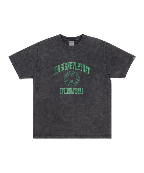 thisisneverthat(ディスイズネバーザット)の「21SSM ACID WASHED TEE(Tシャツ/カットソー・メンズ・チャコールグレー/ネイビー/グレー/エメラルド・S/M/L/XL)」の1枚目の写真