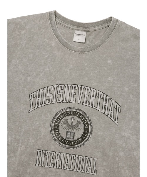 thisisneverthat(ディスイズネバーザット)の「21SSM ACID WASHED TEE(Tシャツ/カットソー・メンズ・チャコールグレー/ネイビー/グレー/エメラルド・S/M/L/XL)」の7枚目の写真