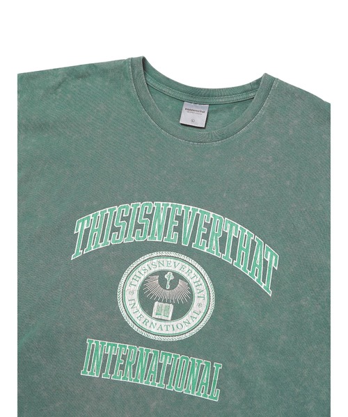 thisisneverthat(ディスイズネバーザット)の「21SSM ACID WASHED TEE(Tシャツ/カットソー・メンズ・チャコールグレー/ネイビー/グレー/エメラルド・S/M/L/XL)」の15枚目の写真