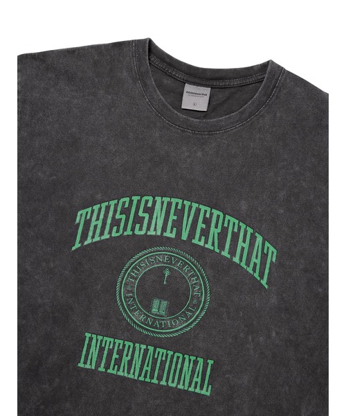 thisisneverthat(ディスイズネバーザット)の「21SSM ACID WASHED TEE(Tシャツ/カットソー・メンズ・チャコールグレー/ネイビー/グレー/エメラルド・S/M/L/XL)」の11枚目の写真