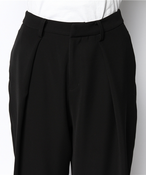 bulle de savon(ビュルデサボン)の「*Wクロス ボリュ-ムタックPT*(その他パンツ・レディース・ブラック/ネイビー/その他/チャコールグレー・FREE)」の7枚目の写真