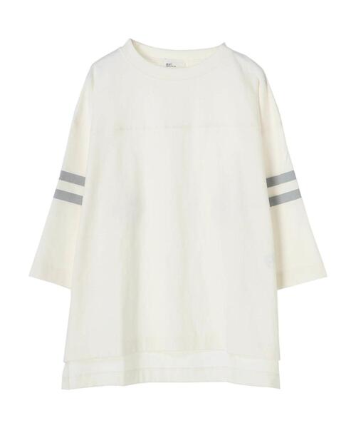 CRAFT STANDARD BOUTIQUE（クラフトスタンダードブティック）の「フットボールカットプルオーバー　＊（Tシャツ/カットソー・レディース・カーキ/ライトグレー/アイボリー/グレー・FREE）」の9枚目の写真