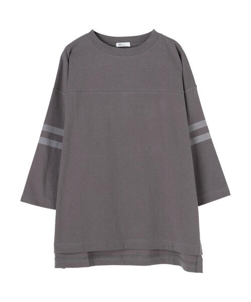 CRAFT STANDARD BOUTIQUE（クラフトスタンダードブティック）の「フットボールカットプルオーバー　＊（Tシャツ/カットソー・レディース・カーキ/ライトグレー/アイボリー/グレー・FREE）」の11枚目の写真