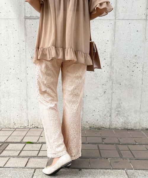 apres jour clair(アプレジュールクレア)の「【apres jour clair】レースパンツ【ZOZOTOWN限定アイテム】(その他パンツ・レディース・ピンクベージュ/ブラウン系その他/アイボリー・SMALL/MEDIUM/X-LARGE)」の10枚目の写真
