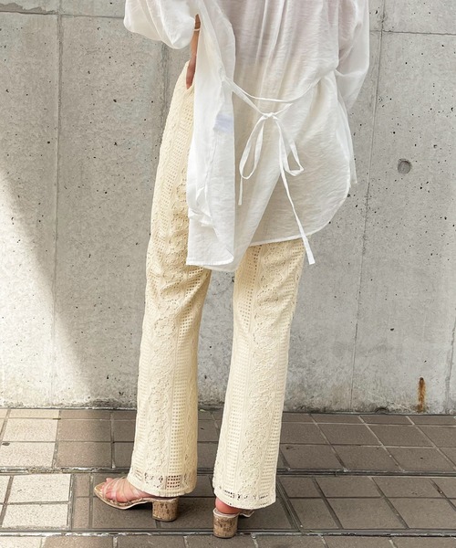 apres jour clair(アプレジュールクレア)の「【apres jour clair】レースパンツ【ZOZOTOWN限定アイテム】(その他パンツ・レディース・ピンクベージュ/ブラウン系その他/アイボリー・SMALL/MEDIUM/X-LARGE)」の6枚目の写真