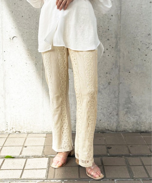 apres jour clair(アプレジュールクレア)の「【apres jour clair】レースパンツ【ZOZOTOWN限定アイテム】(その他パンツ・レディース・ピンクベージュ/ブラウン系その他/アイボリー・SMALL/MEDIUM/X-LARGE)」の5枚目の写真