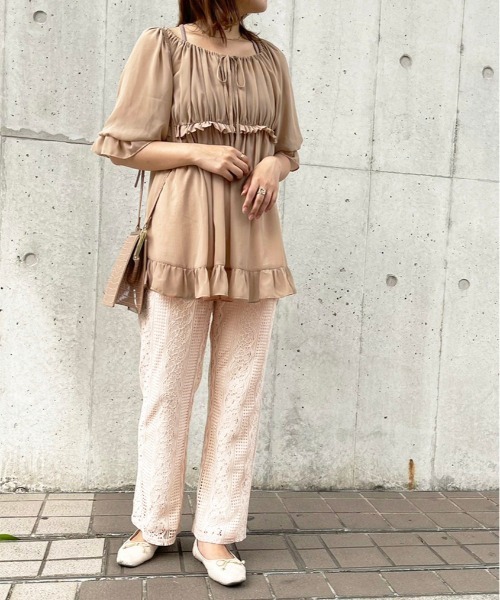 apres jour clair(アプレジュールクレア)の「【apres jour clair】レースパンツ【ZOZOTOWN限定アイテム】(その他パンツ・レディース・ピンクベージュ/ブラウン系その他/アイボリー・SMALL/MEDIUM/X-LARGE)」の11枚目の写真