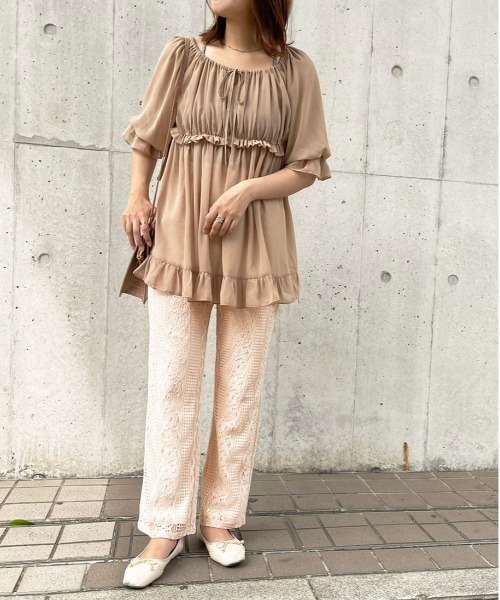 apres jour clair(アプレジュールクレア)の「【apres jour clair】レースパンツ【ZOZOTOWN限定アイテム】(その他パンツ・レディース・ピンクベージュ/ブラウン系その他/アイボリー・SMALL/MEDIUM/X-LARGE)」の12枚目の写真