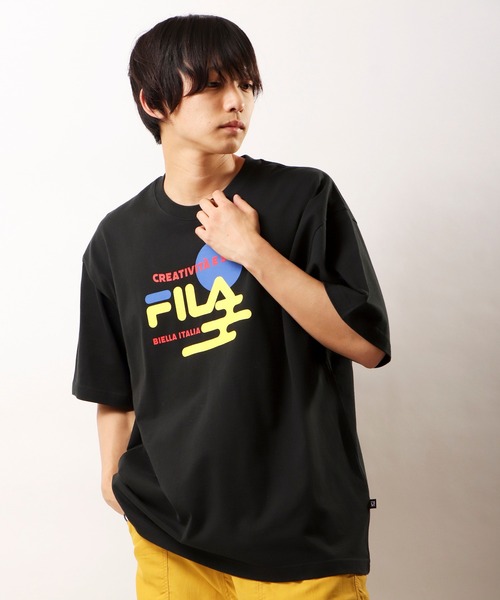 FILA HERITAGE(フィラヘリテージ)の「FILA プリント半袖グラフィックTシャツ(Tシャツ/カットソー・メンズ・ホワイト系その他3/ブルー系その他4/ホワイト系その他/ピンク系その他4/ピンク系その他/ブラック系その他2/ブラック系その他4/ブラック/ブルー系その他/ピンク/ブルー系その他3/ピンク系その他3/ホワイト系その他4/ホワイト系その他2/ピンク系その他2/ブラック系その他3/ブラック系その他/ホワイト/サックスブルー/ブルー系その他2・2XL/L/M/XL)」の10枚目の写真