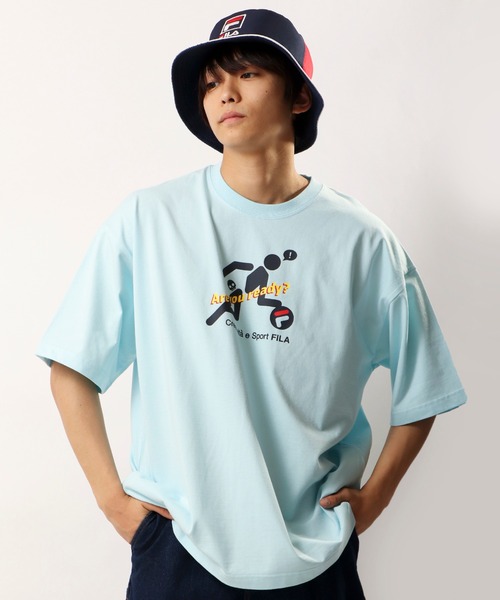 FILA HERITAGE(フィラヘリテージ)の「FILA プリント半袖グラフィックTシャツ(Tシャツ/カットソー・メンズ・ホワイト系その他3/ブルー系その他4/ホワイト系その他/ピンク系その他4/ピンク系その他/ブラック系その他2/ブラック系その他4/ブラック/ブルー系その他/ピンク/ブルー系その他3/ピンク系その他3/ホワイト系その他4/ホワイト系その他2/ピンク系その他2/ブラック系その他3/ブラック系その他/ホワイト/サックスブルー/ブルー系その他2・2XL/L/M/XL)」の13枚目の写真