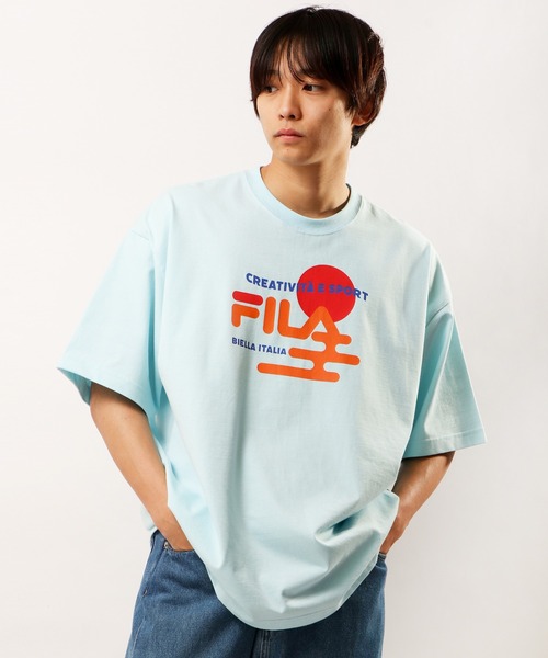 FILA HERITAGE(フィラヘリテージ)の「FILA プリント半袖グラフィックTシャツ(Tシャツ/カットソー・メンズ・ホワイト系その他3/ブルー系その他4/ホワイト系その他/ピンク系その他4/ピンク系その他/ブラック系その他2/ブラック系その他4/ブラック/ブルー系その他/ピンク/ブルー系その他3/ピンク系その他3/ホワイト系その他4/ホワイト系その他2/ピンク系その他2/ブラック系その他3/ブラック系その他/ホワイト/サックスブルー/ブルー系その他2・2XL/L/M/XL)」の15枚目の写真
