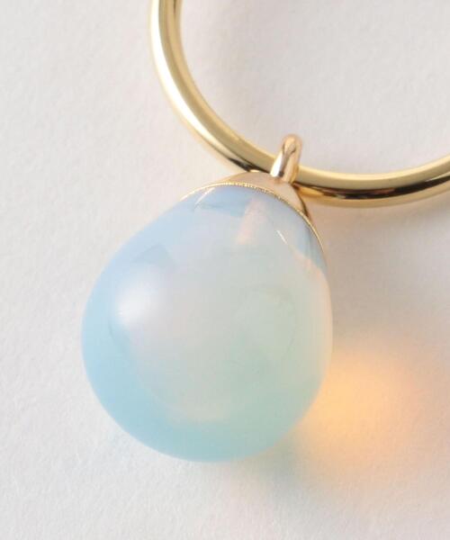 green label relaxing（グリーンレーベルリラクシング）の「CFC フープ ＆ シズクボール イヤリング（イヤリング・レディース・オフホワイト・FREE）」の4枚目の写真