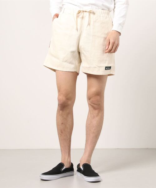 MANASTASH（マナスタッシュ）の「MANASTASH/マナスタッシュ　HEMP SHORTS for BEAVER ヘンプショーツフォービーバー（その他パンツ・メンズ・ホワイト/ブラック/タン・MEDIUM/LARGE/X-LARGE）」の2枚目の写真