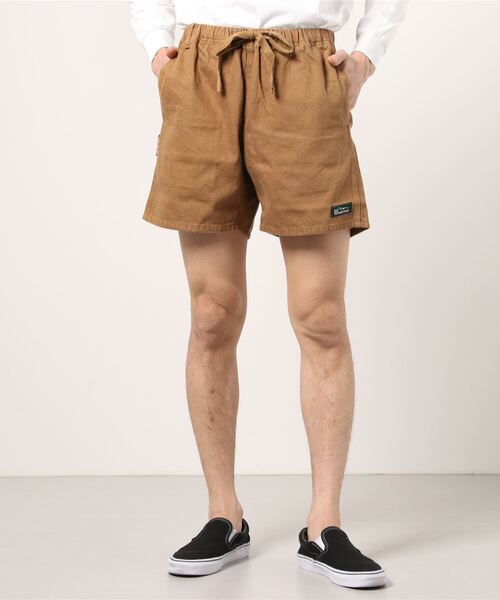 MANASTASH（マナスタッシュ）の「MANASTASH/マナスタッシュ　HEMP SHORTS for BEAVER ヘンプショーツフォービーバー（その他パンツ・メンズ・ホワイト/ブラック/タン・MEDIUM/LARGE/X-LARGE）」の3枚目の写真