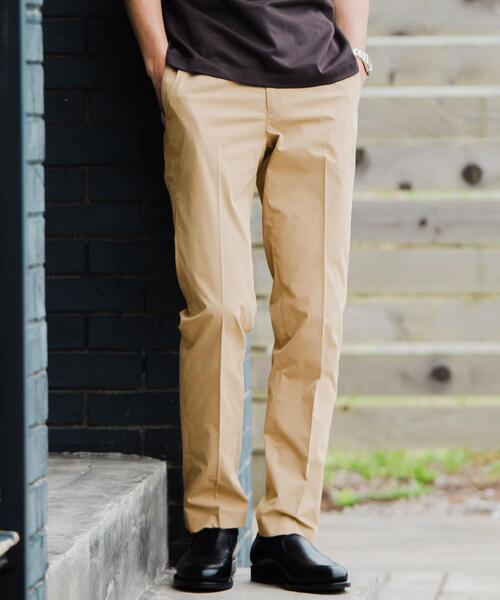 WORK TRIP OUTFITS GREEN LABEL RELAXING（ワークトリップアウトフィッツグリーンレーベル リラクシング）の「＜ 機能 / 洗濯機洗い可・防シワ・ストレッチ・吸水速乾 ＞ WTO ラッカン イージー スラックス（スラックス・メンズ・ネイビー/ベージュ/ダークグレー・L/84/XS/72/S/76/XL/88/M/80）」の3枚目の写真