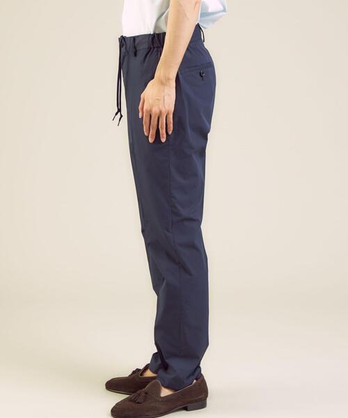 WORK TRIP OUTFITS GREEN LABEL RELAXING（ワークトリップアウトフィッツグリーンレーベル リラクシング）の「＜ 機能 / 洗濯機洗い可・防シワ・ストレッチ・吸水速乾 ＞ WTO ラッカン イージー スラックス（スラックス・メンズ・ネイビー/ベージュ/ダークグレー・L/84/XS/72/S/76/XL/88/M/80）」の9枚目の写真
