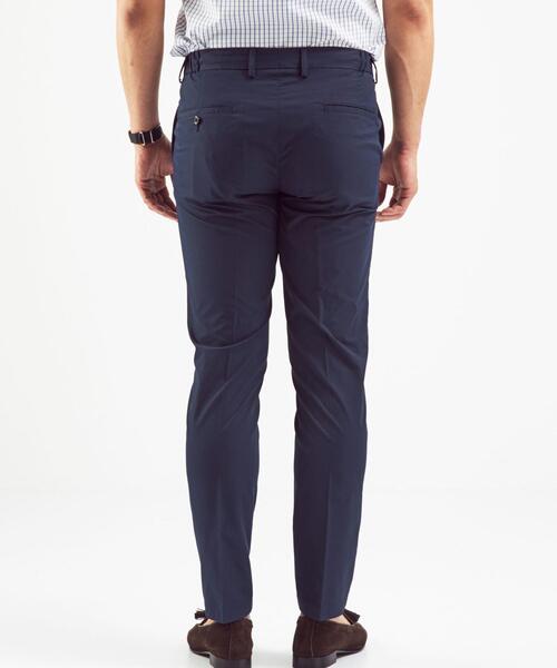 WORK TRIP OUTFITS GREEN LABEL RELAXING（ワークトリップアウトフィッツグリーンレーベル リラクシング）の「＜ 機能 / 洗濯機洗い可・防シワ・ストレッチ・吸水速乾 ＞ WTO ラッカン イージー スラックス（スラックス・メンズ・ネイビー/ベージュ/ダークグレー・L/84/XS/72/S/76/XL/88/M/80）」の15枚目の写真