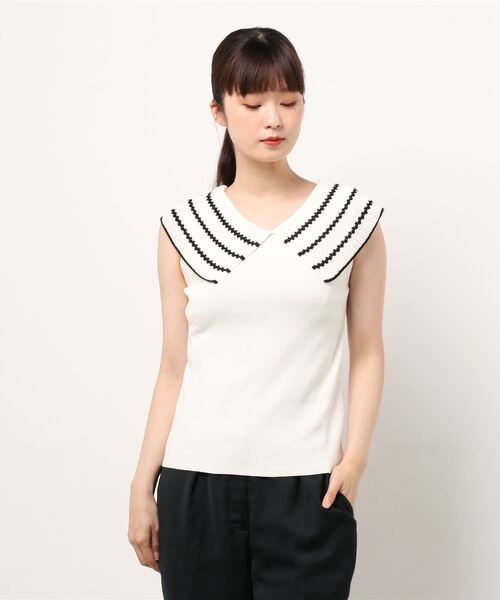 LOULOU WILLOUGHBY Vネックセーター 専用 ルルウィルビー vネックニット トップス LOULOU WILLOUGHBY】バイ