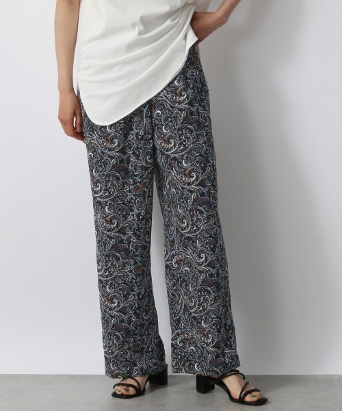 LOWRYS FARM（ローリーズファーム）の「ペイズリーイージーパンツ２　955910（その他パンツ・レディース・ネイビー/ブラウン/アイボリー・FREE）」の3枚目の写真